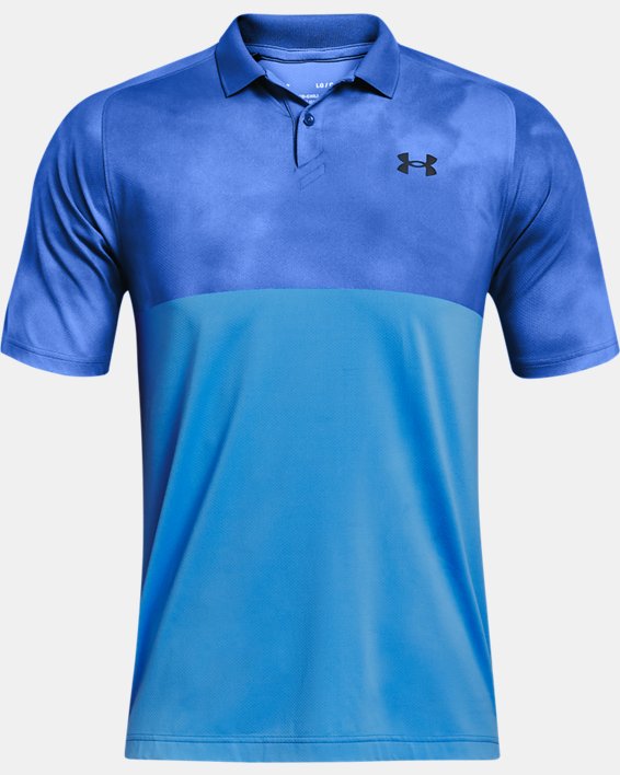 Men's UA Iso-Chill Afterburn Polo, Blue, pdpMainDesktop image number 4